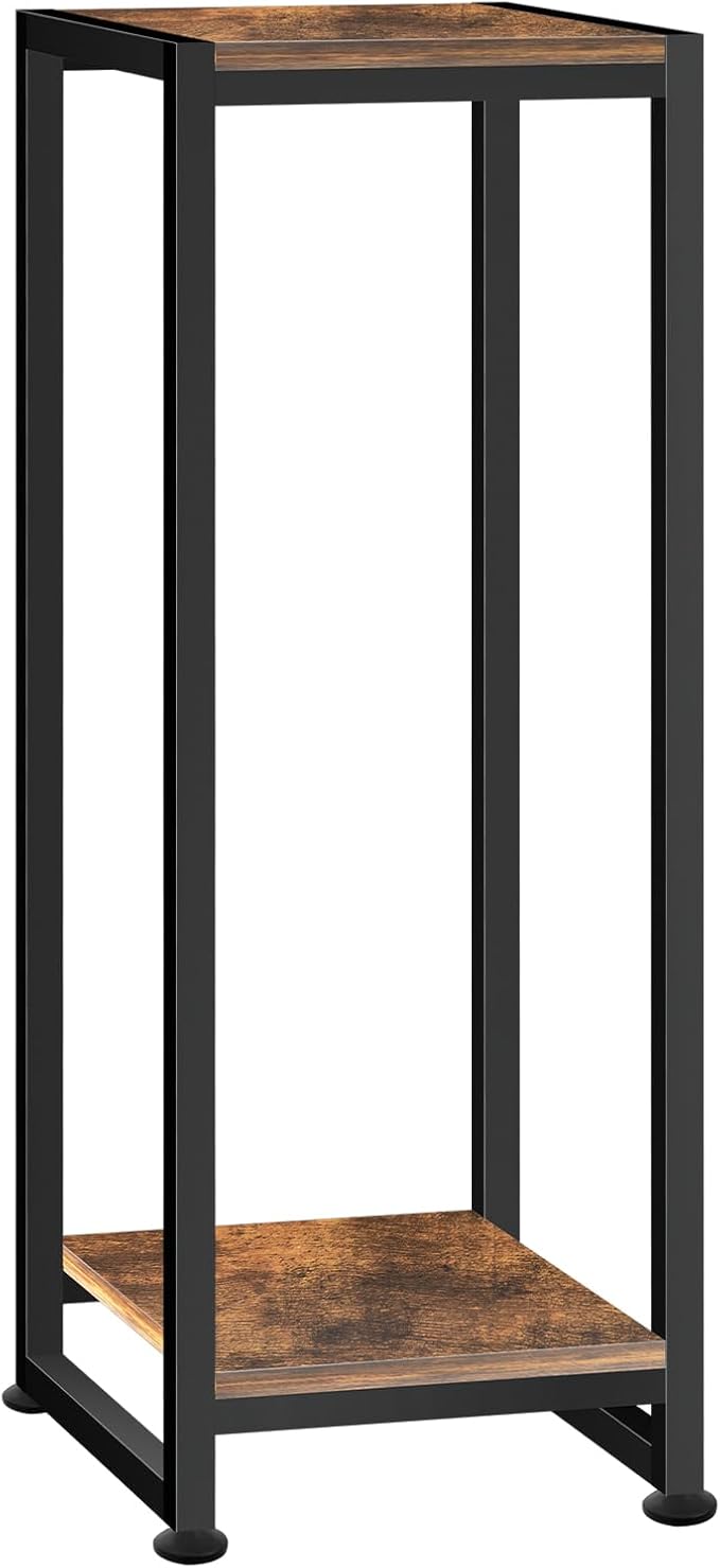 Plant Stand Indoor, 31.5'' Tall Wood Plant Stands Heavy Duty Pedestal Stand for Indoor Outdoor, Modern Corner Flower Stand for Patio, Living Room, Balcony