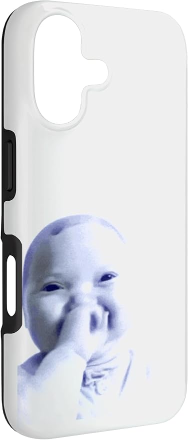 AI Baby Holding Laugh Meme Case for iPhone 17
