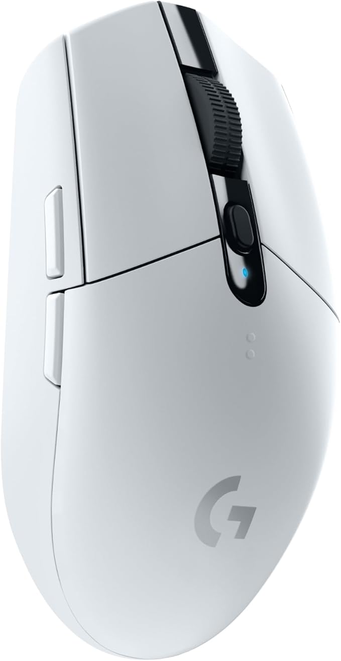 Logitech G305 Lightspeed Wireless Gaming Mouse - White | 12,000 DPI, Lightweight, 6 Programmable Buttons, 250h Battery, On-Board Memory, Compatible with PC and Mac