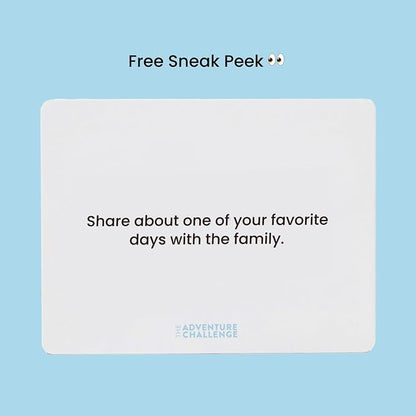 Family Connection Cards – 50 Conversation Starters for Kids and Adults – Interactive Family Bonding Game for Dinners, Road Trips, Vacations – Fun Icebreaker Questions for Meaningful Conversations