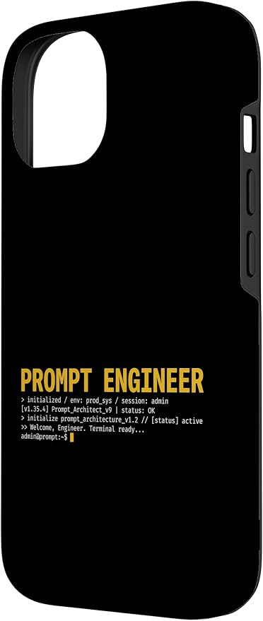 Prompt Engineer Terminal Screen AI Developer Software Coder Case for iPhone 14