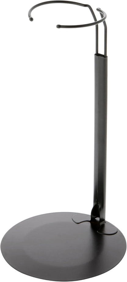 Plymor DSP-90B Black Adjustable Doll Stand, fits 15, 16, 17, 18, 19, 20, and 21 inch Dolls, Waist is 3" - 4" wide, 8" - 11" around