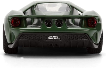 Jada Star Wars Boba Fett 2017 Ford GT – 1:32 Scale Hollywood Rides Die-Cast Collectible Car Toys – Toy for Collectors and Fans