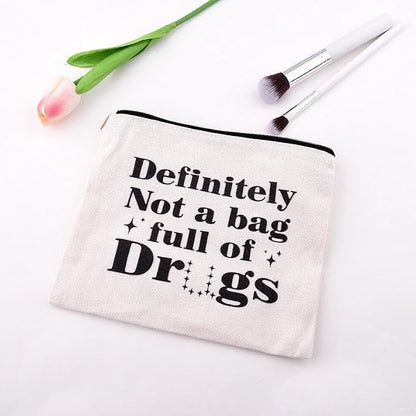 Drug Pouch Bag for Travel Small Medicine Pill Storage Bag Funny Emergency Pouch Medical Assistant Survival Bags Medication Bags for Camp Pharmacist Nurse Doctor Gifts Ideas for Women Men Med Pouches