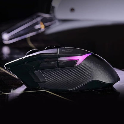 Logitech G502 X Plus Wireless RGB Gaming Mouse - Black | Optical Switches, RGB, 13 Buttons , Infinite Scroll Toggle, <130 hr Battery, USB-C, Wireless Charging Capable, for PC/MacOS