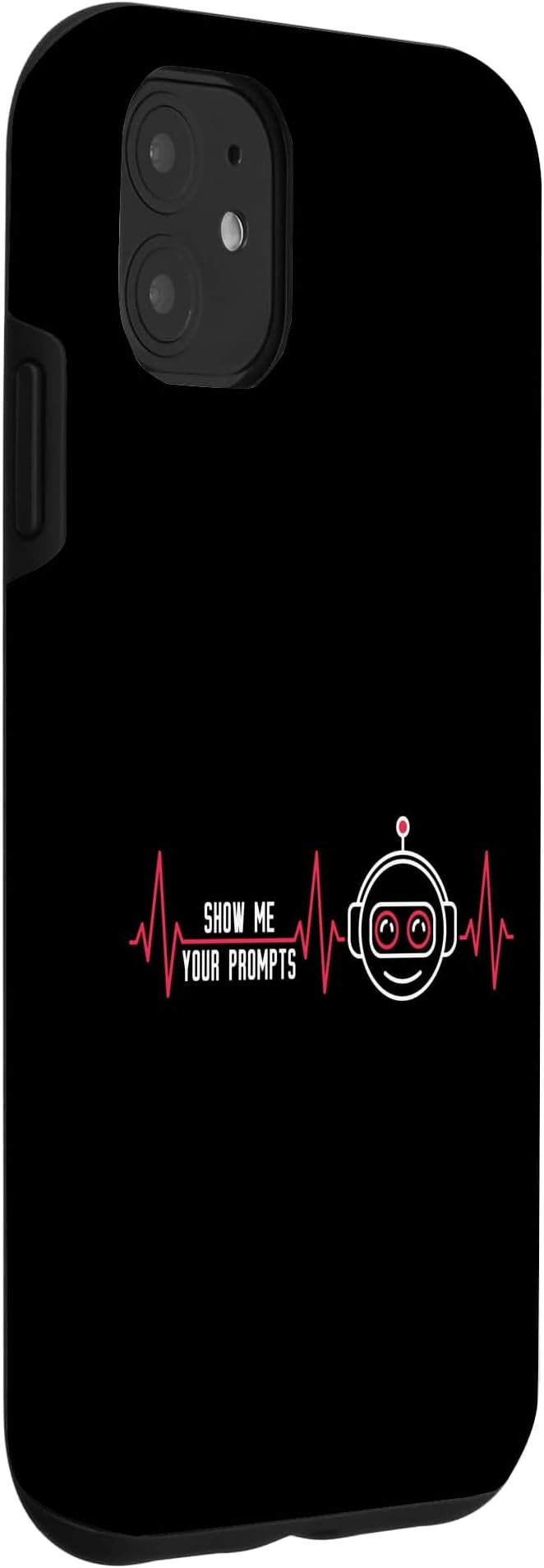 Show Me Your Prompts AI Artificial Intelligence Heartbeat Case for iPhone 11