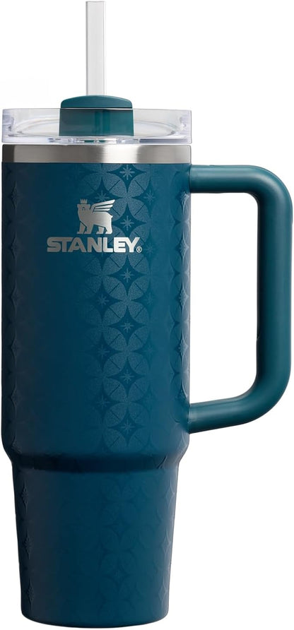 STANLEY Quencher H2.0 Flow State Tumbler, 30 oz, Ponderosa Star | Handle and Straw | 3-Position Lid | Cup Holder Compatible for Travel | Insulated Stainless Steel Cup | BPA-Free