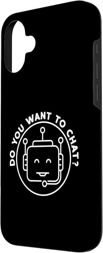 Chatbot - Do You Want to Chat? AI and ML Geek Case for iPhone 16 Plus
