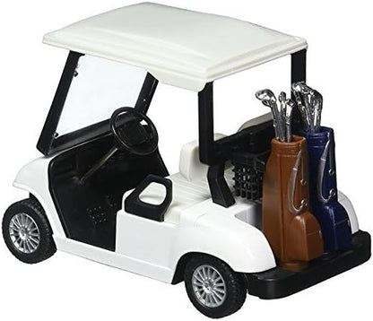 KiNSFUN Golf Cart 4½" Die Cast Metal Model Pullback Action Toy