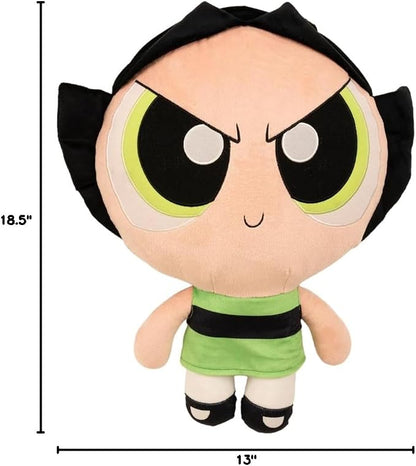 The Powerpuff Girls Buttercup Bedding Super Soft Cozy Decorative Cuddle Pillow, (Officially Licensed Product) By Franco Collectibles