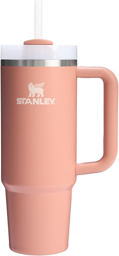 STANLEY Quencher H2.0 Flow State Tumbler, 30 oz, Sienna | Handle and Straw | 3-Position Lid | Cup Holder Compatible for Travel | Insulated Stainless Steel Cup | BPA-Free