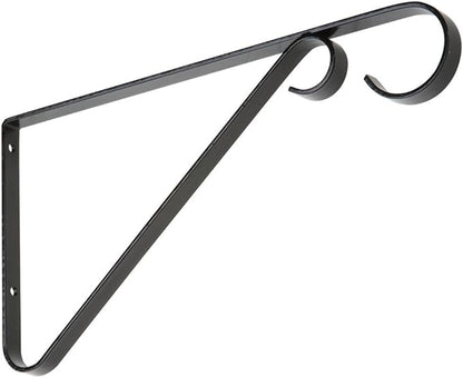 National Hardware N274-563 V2653 Plant Bracket in Black,9 Inch