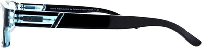 SAV Eyewear Women's VK Couture Reading Glasses, 9076 Blue +1.75 Power