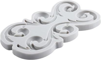 Baroque Relief Polymer Clay Mold Scroll Relief Lace Silicone Molds for DIY Craft Epoxy Resin Casting Polymer Clay Tools Crafts Air Dry Jewelry Making