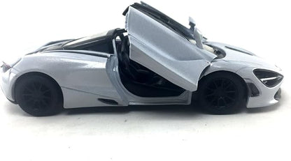 KiNSMART McLaren 720s White 5 Inch 1:36 Scale Die Cast Metal Model Toy Super Sports Car