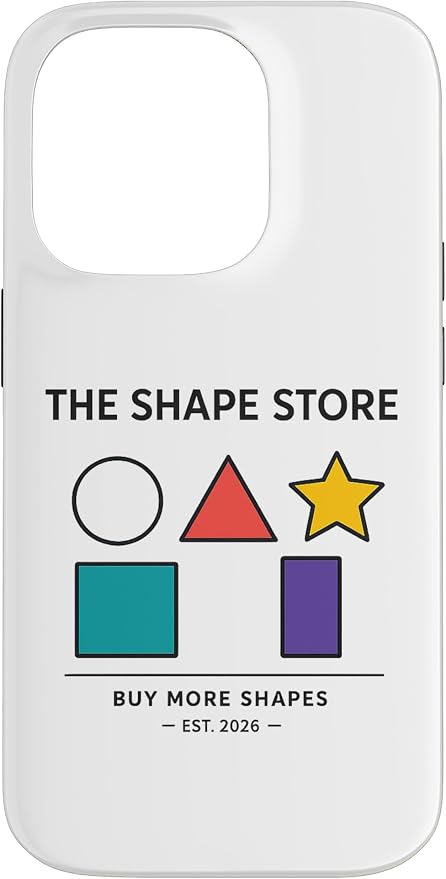 The Shape Store Funny Viral Meme from 2026 AI Humor Case for iPhone 14 Pro