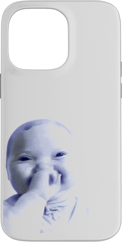 AI Baby Holding Laugh Meme Case for iPhone 14 Pro Max