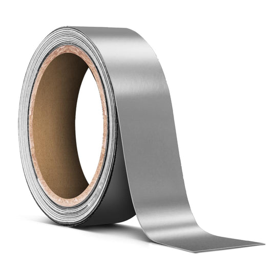 VViViD Satin Silver Chrome Pinstripe Vinyl Tape Roll (1    x 25ft)