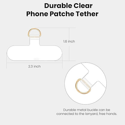Phone Charm Wrist Strap Silver Metal Chain Detachable Lanyard Hand Wristlet Fashion Shine Finger Grip Anti-drop with 2 Tether Tab for Women Girls Universal for iPhone 16 Pro Max Colorful Gem