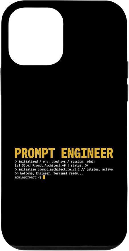 Prompt Engineer Terminal Screen AI Developer Software Coder Case for iPhone 12 mini