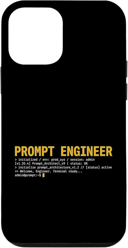 Prompt Engineer Terminal Screen AI Developer Software Coder Case for iPhone 12 mini