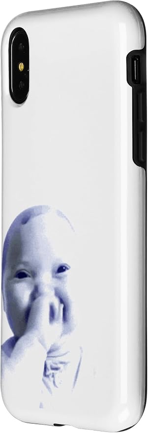 AI Baby Holding Laugh Meme Case for iPhone X/XS