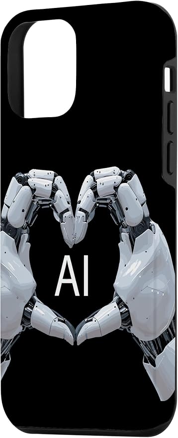 iPhone 12 mini Love AI, Artificial Intelligence, robot hands Case
