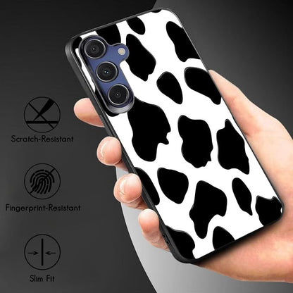 Designed for Galaxy A16 5G Phone Case,Slim Silicone Shockproof Protective Case for Galaxy A16 5G 6.7 inch,Cow Print