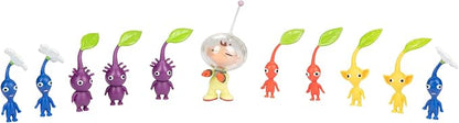 Nintendo Captain Olimar & Pikmin Action Figures Set – Includes 11 Highly Detailed Figurines - Pikmin Come in Colors Yellow, Red, Blue and Purple - Start Building Up Your Pikmin Universe!