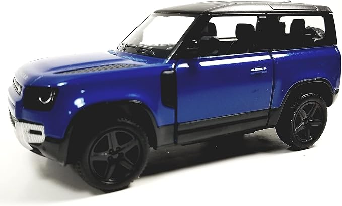 KiNSMART - Land Rover Defender 90 1:36 Scale 5" Die Cast Metal Model Toy SUV (-SetOf4)