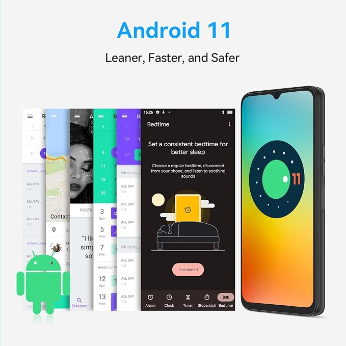 UMIDIGI Power 7 MAX Unlocked Cell Phone,6GB+128GB 10000mAh Battery,6.7" Full Screen + 48MP AI Triple Camera Android Smartphone,NFC,GPS,Face & Fingerprint,BLE 5.0, WiFi 2.4GHz/5GHz,Warranty,Black