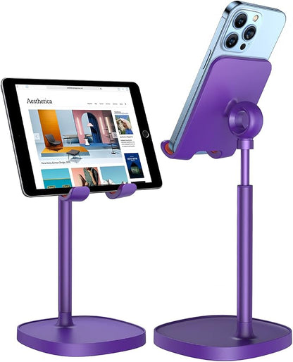 LISEN Cell Phone Stand Phone Holder for Desk, Gaming for Nintendo Switch | Phone Holder, iPhone Accessories, Office Accessories, Gaming Accessories, Compatible with Switch iPad, 4-10 in Devices