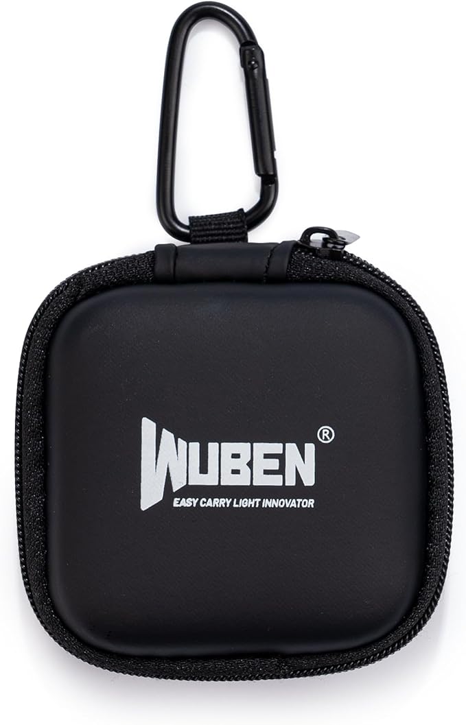 WUBEN G5 Flashlight Holster, EDC Portable Mini Flashlight Pouch, 75*75*30mm | EVA Storage Pouch, Compact Portable Carry Case for EDC Tools, Headphones & Small Accessories (Flashlight Not Included)
