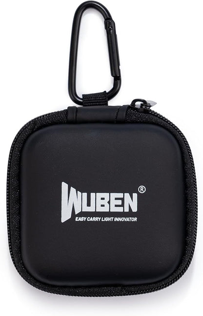 WUBEN G5 Flashlight Holster, EDC Portable Mini Flashlight Pouch, 75*75*30mm | EVA Storage Pouch, Compact Portable Carry Case for EDC Tools, Headphones & Small Accessories (Flashlight Not Included)