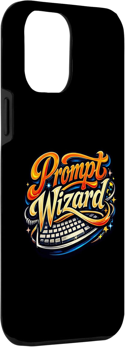 Prompt Wizard AI Retro Keyboard Case for iPhone 12 Pro Max