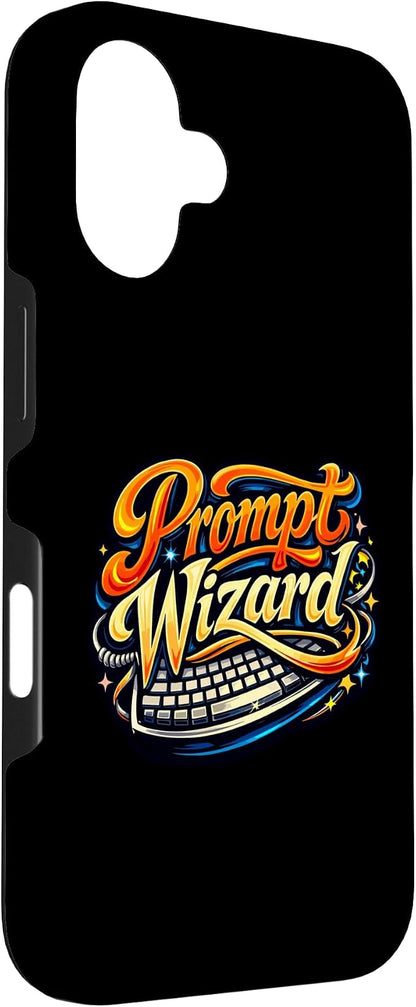 Prompt Wizard AI Retro Keyboard Case for iPhone 16