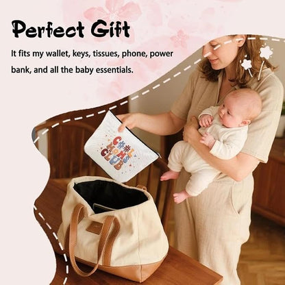 Cool Mom Club Bag Gift Mothers Day Gifts for Mom from Daughter Son New Mom Essentials Must Haves Mother Cosmetic Pouch Mother Travel Makeup Toiletry Bag Mama Christmas Birthday Gift Idea Mommy Present