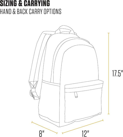 Carhartt Classic 21L Backpack Rose Tint | Classic Laptop, Water-Resistant Pack with 15 Laptop Sleeve and Organizational Compartments