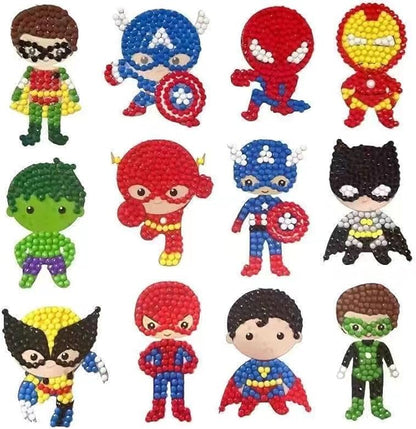 Diamond Art Kits for Kids & Boys & Girls,Gem Stickers,Diamond Painting Kits,Arts & Crafts for Kids & Boys & Girls Ages 4-6-8-10-12 Birthday Party Gift Toy