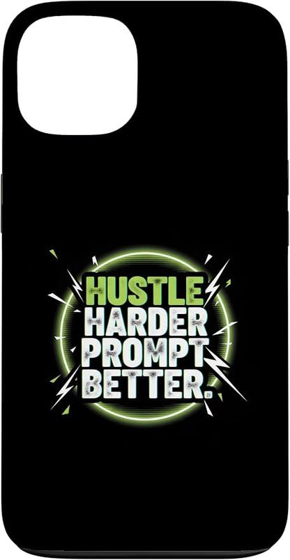 Hustle Harder Prompt Better AI Artificial Intelligence Case for iPhone 13