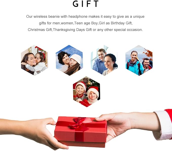 Bluetooth Beanie Headphones Hat Unique Christmas Tech Gifts