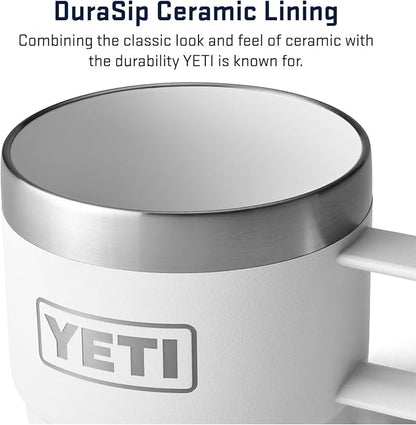 YETI Rambler 6 oz Stackable Mug, Stainless Steel, Vacuum Insulated Espresso/Coffee Mug, 2 Pack