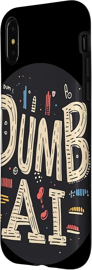 iPhone X/XS Dumb AI Stamp Costume Case