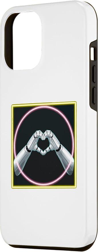 iPhone 15 Pro Max Hand Heart AI Robot | Hands Robot Shirt Case