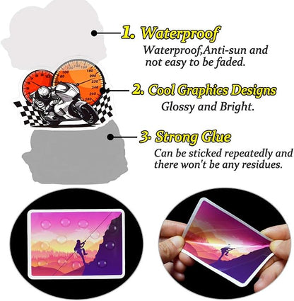 QTL Sport Stickers for Teens Kids Sport Stickers for Water Bottle Skateboard Laptop Waterproof Vinyl Packs 50Pcs