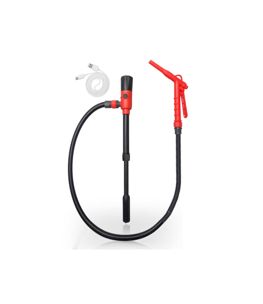 FUELIO 2025 UPGRADED Fuel Transfer Pump - Leak-Proof USB Charging Gas Pump For Gas Can - 2.8 GPM Portable Battery Powered Pump F