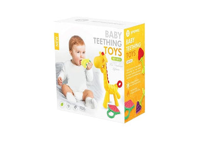 Baby Teething Toys for Newborn (5-Pack) Freezer Safe BPA Free Infant and Toddler Silicone Teethers Soothe Babies Gums, Perfect Baby Gift