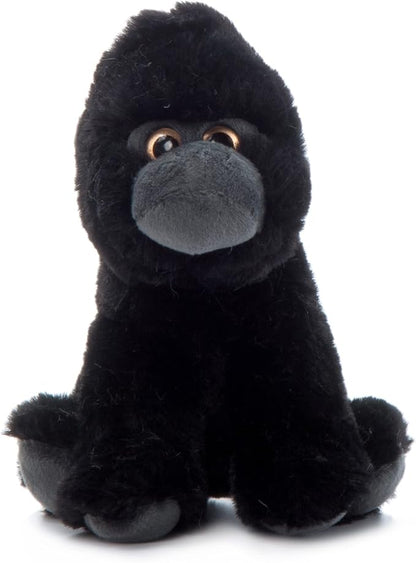 The Petting Zoo Gorilla Stuffed Animal Plushie, Gifts for Kids, Wild Onez Babiez Zoo Animals, Gorilla Plush Toy 6 inches