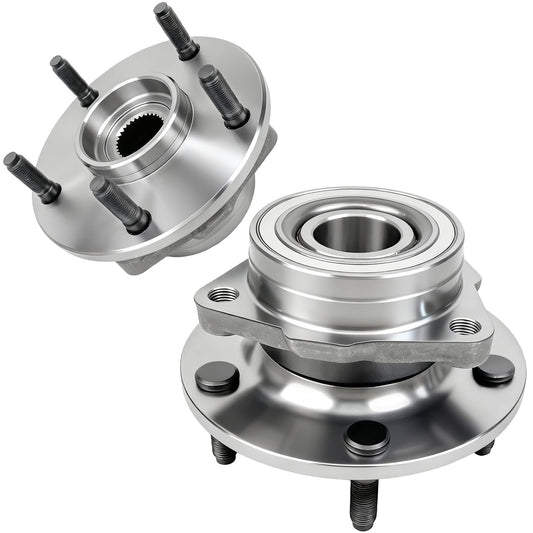 Aspligo 2Pcs 515006 Front Wheel Bearing Hub Assembly Compatible with Dodge Ram 1500 4x4 1994 1995 1996 1997 1998 1999,w/ABS, No