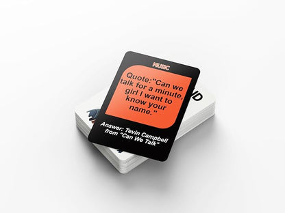 Who Said Dat Game: Immerse Yourself in the World of Urban Quotes with 100 Cards Showcasing the Vibrancy of Black Culture. Experience Engaging and Thought-Provoking Party Fun like Never Before!